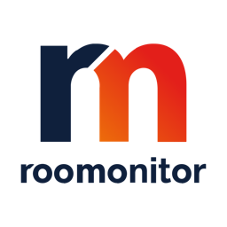 Square format logo of Roomonitor logo